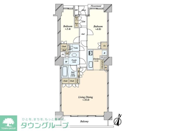 パークタワー東京クラルテ ステーションフロントの物件間取画像